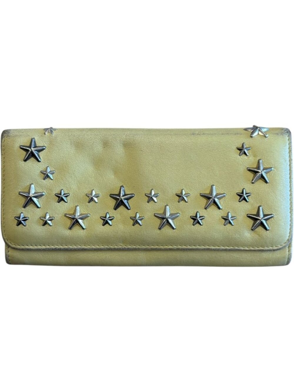 678152CR C1 Jimmy Choo Wallet Long Yellow Leather
